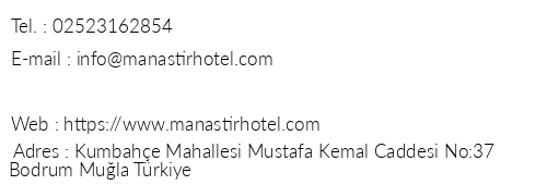 Magna Manastr Hotel telefon numaralar, faks, e-mail, posta adresi ve iletiim bilgileri